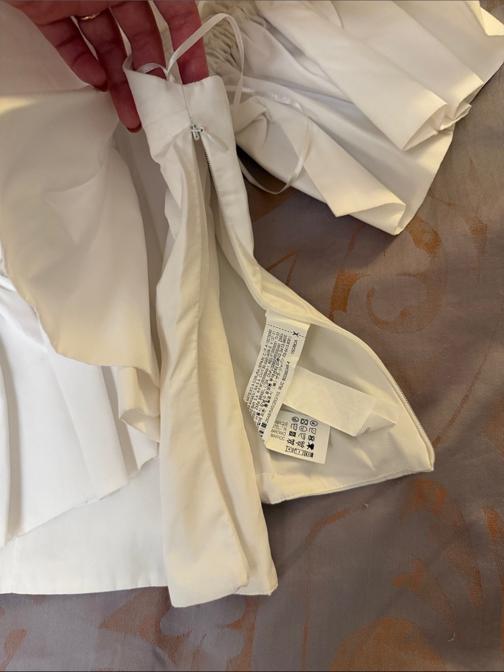 Zara White Off-Shoulder Ruffle Blouse - Picture 10 of 12
